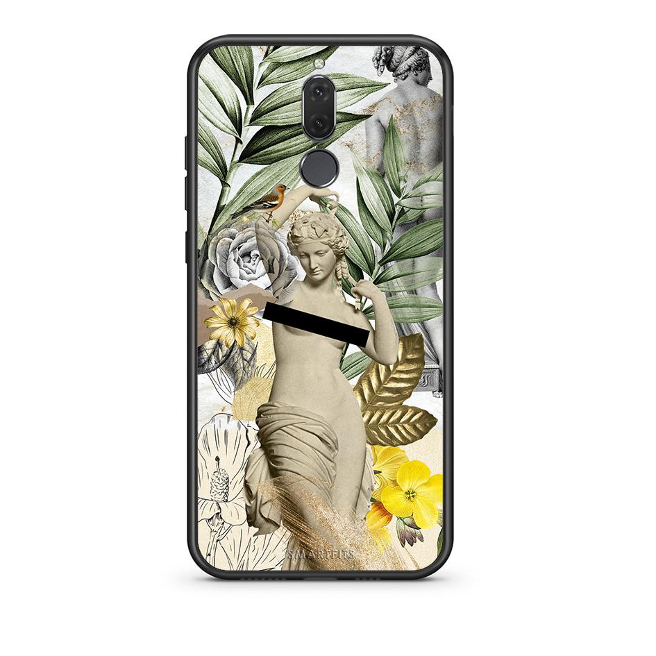 huawei mate 10 lite Woman Statue θήκη από τη Smartfits με σχέδιο στο πίσω μέρος και μαύρο περίβλημα | Smartphone case with colorful back and black bezels by Smartfits