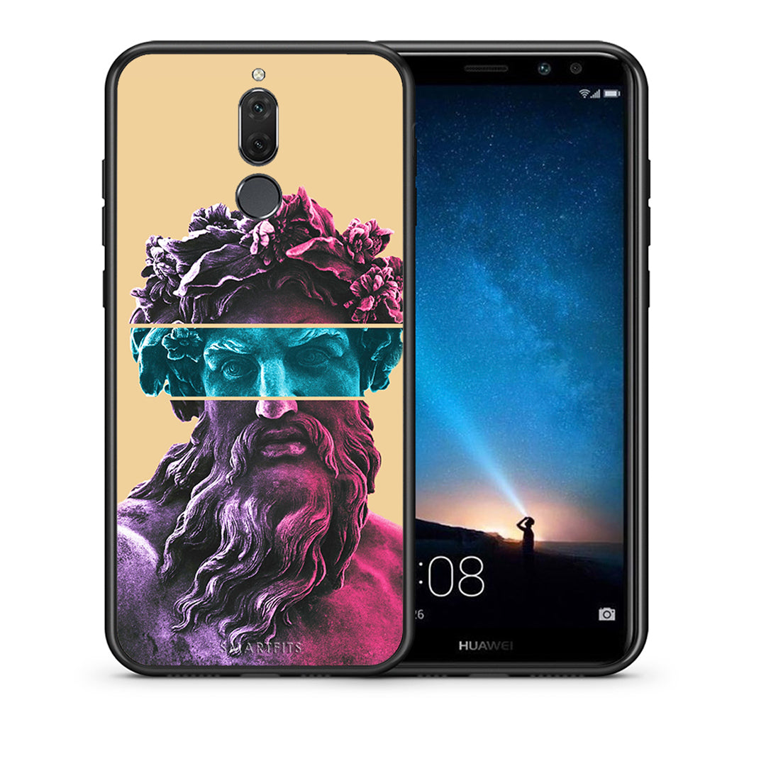 Θήκη Αγίου Βαλεντίνου Huawei Mate 10 Lite Zeus Art από τη Smartfits με σχέδιο στο πίσω μέρος και μαύρο περίβλημα | Huawei Mate 10 Lite Zeus Art case with colorful back and black bezels