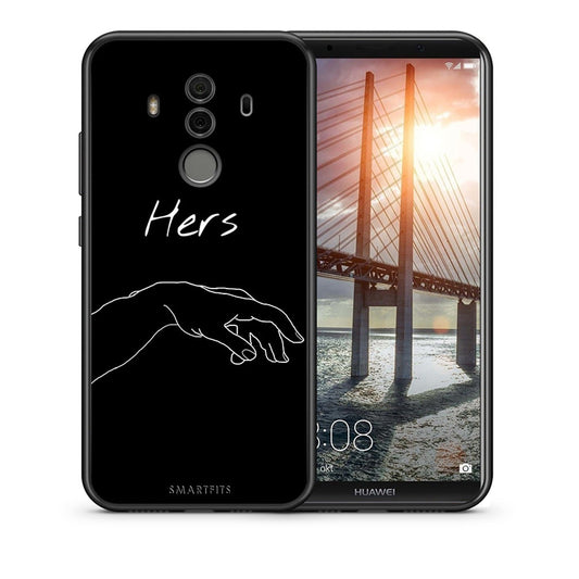 Θήκη Αγίου Βαλεντίνου Huawei Mate 10 Pro Aeshetic Love 1 από τη Smartfits με σχέδιο στο πίσω μέρος και μαύρο περίβλημα | Huawei Mate 10 Pro Aeshetic Love 1 case with colorful back and black bezels