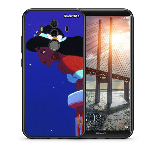 Θήκη Huawei Mate 10 Pro Alladin And Jasmine Love 2 από τη Smartfits με σχέδιο στο πίσω μέρος και μαύρο περίβλημα | Huawei Mate 10 Pro Alladin And Jasmine Love 2 case with colorful back and black bezels