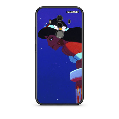 Huawei Mate 10 Pro Alladin And Jasmine Love 2 θήκη από τη Smartfits με σχέδιο στο πίσω μέρος και μαύρο περίβλημα | Smartphone case with colorful back and black bezels by Smartfits