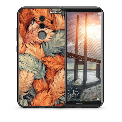Θήκη Huawei Mate 10 Pro Autumn Leaves από τη Smartfits με σχέδιο στο πίσω μέρος και μαύρο περίβλημα | Huawei Mate 10 Pro Autumn Leaves case with colorful back and black bezels