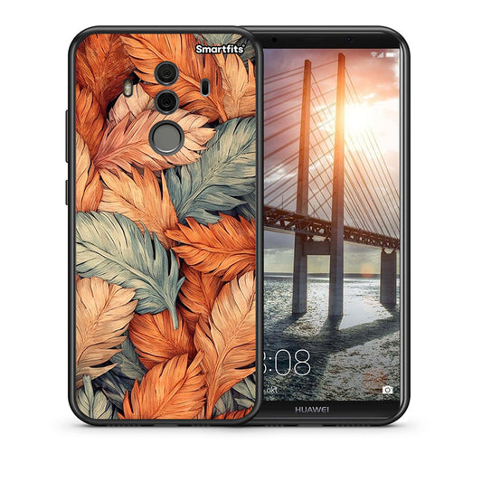 Θήκη Huawei Mate 10 Pro Autumn Leaves από τη Smartfits με σχέδιο στο πίσω μέρος και μαύρο περίβλημα | Huawei Mate 10 Pro Autumn Leaves case with colorful back and black bezels