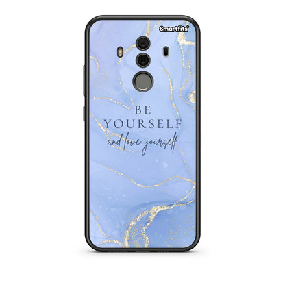 Huawei Mate 10 Pro Be Yourself θήκη από τη Smartfits με σχέδιο στο πίσω μέρος και μαύρο περίβλημα | Smartphone case with colorful back and black bezels by Smartfits