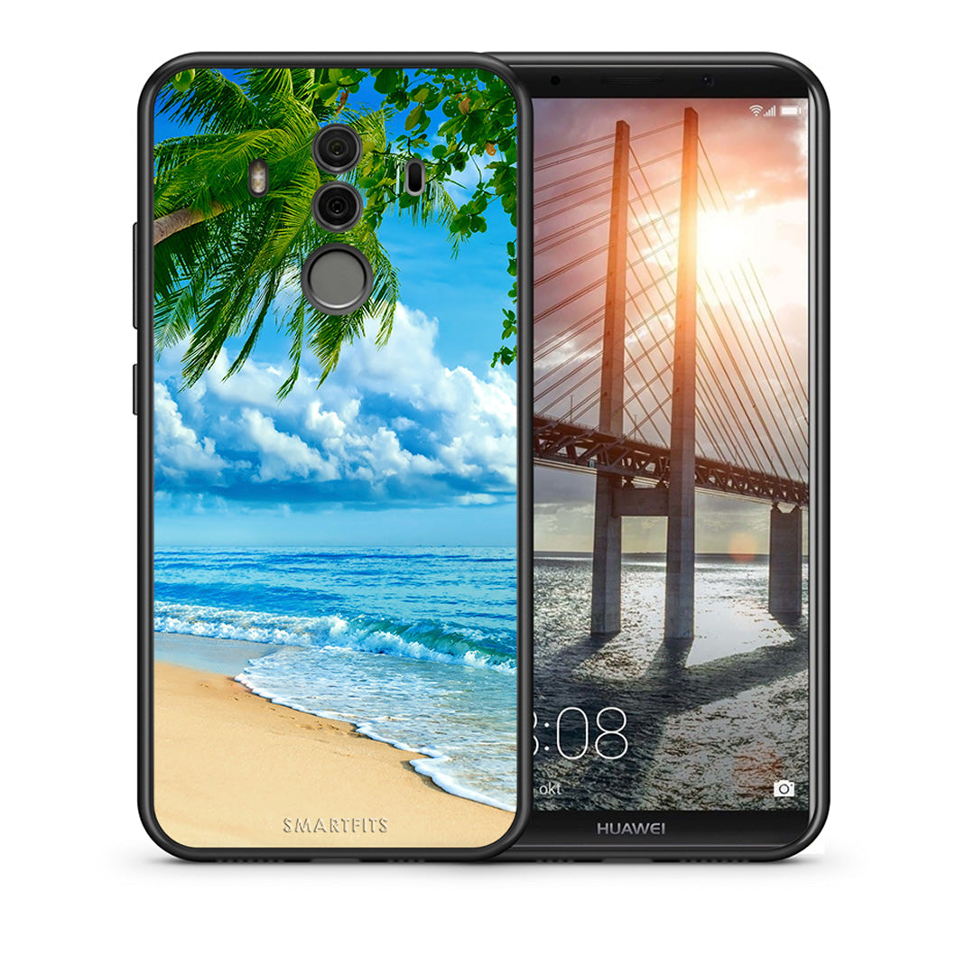 Θήκη Huawei Mate 10 Pro Beautiful Beach από τη Smartfits με σχέδιο στο πίσω μέρος και μαύρο περίβλημα | Huawei Mate 10 Pro Beautiful Beach case with colorful back and black bezels