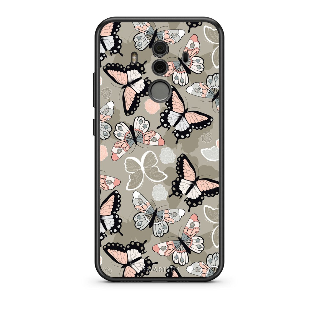 135 - Huawei Mate 10 Pro  Butterflies Boho case, cover, bumper