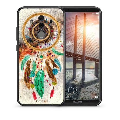 Θήκη Huawei Mate 10 Pro DreamCatcher Boho από τη Smartfits με σχέδιο στο πίσω μέρος και μαύρο περίβλημα | Huawei Mate 10 Pro DreamCatcher Boho case with colorful back and black bezels