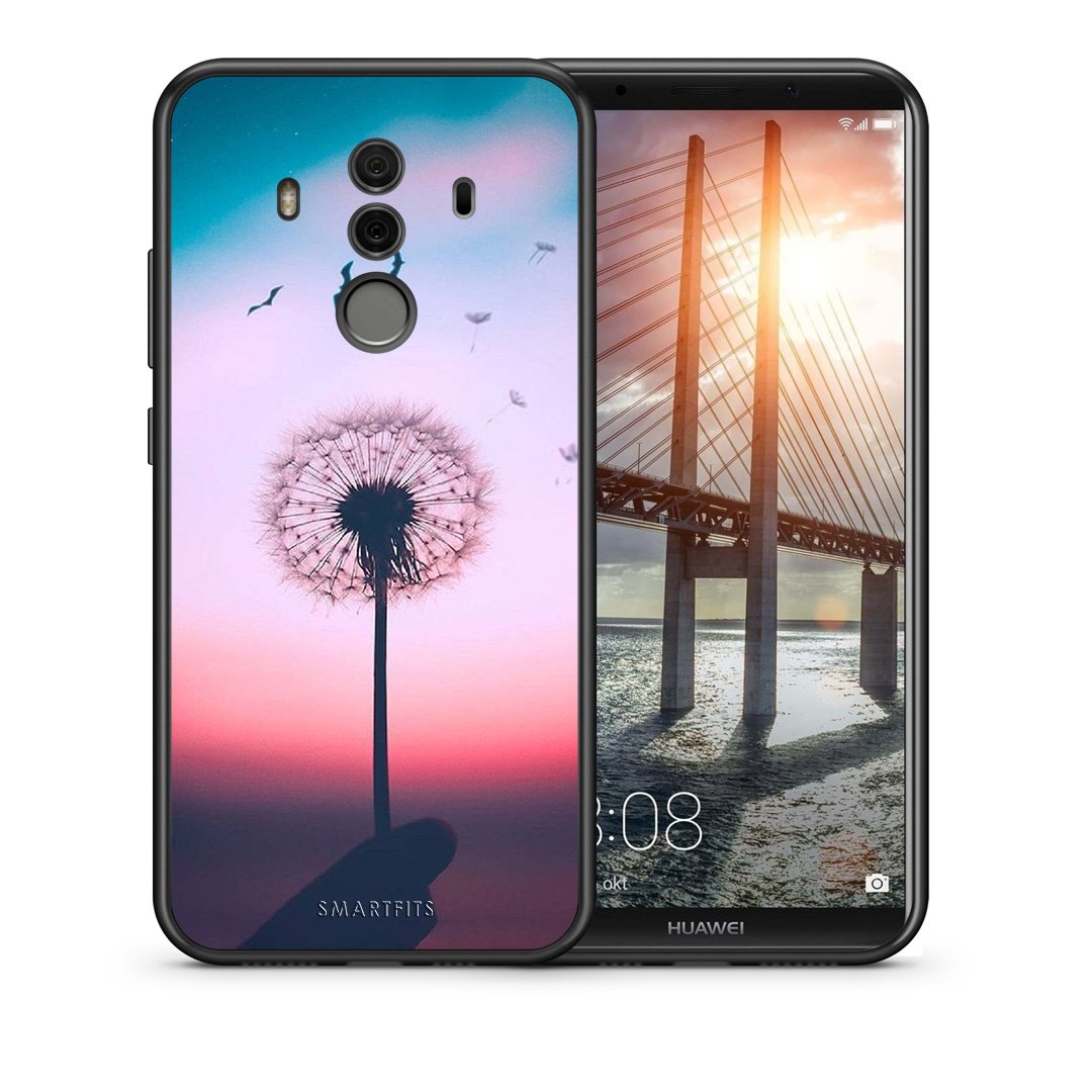 Θήκη Huawei Mate 10 Pro Wish Boho από τη Smartfits με σχέδιο στο πίσω μέρος και μαύρο περίβλημα | Huawei Mate 10 Pro Wish Boho case with colorful back and black bezels