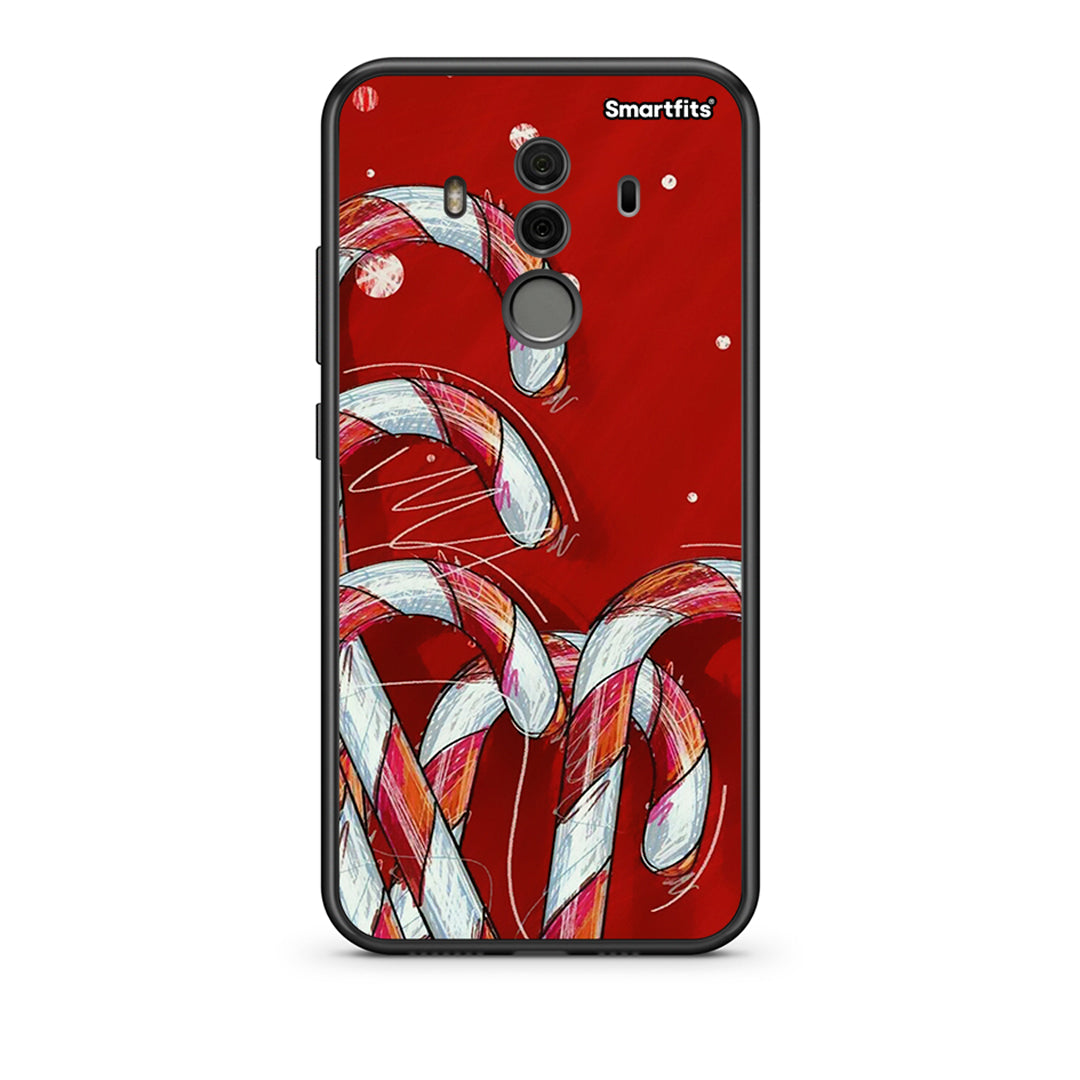 Huawei Mate 10 Pro Candy Cane θήκη από τη Smartfits με σχέδιο στο πίσω μέρος και μαύρο περίβλημα | Smartphone case with colorful back and black bezels by Smartfits