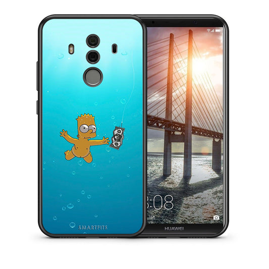 Θήκη Huawei Mate 10 Pro Chasing Money από τη Smartfits με σχέδιο στο πίσω μέρος και μαύρο περίβλημα | Huawei Mate 10 Pro Chasing Money case with colorful back and black bezels