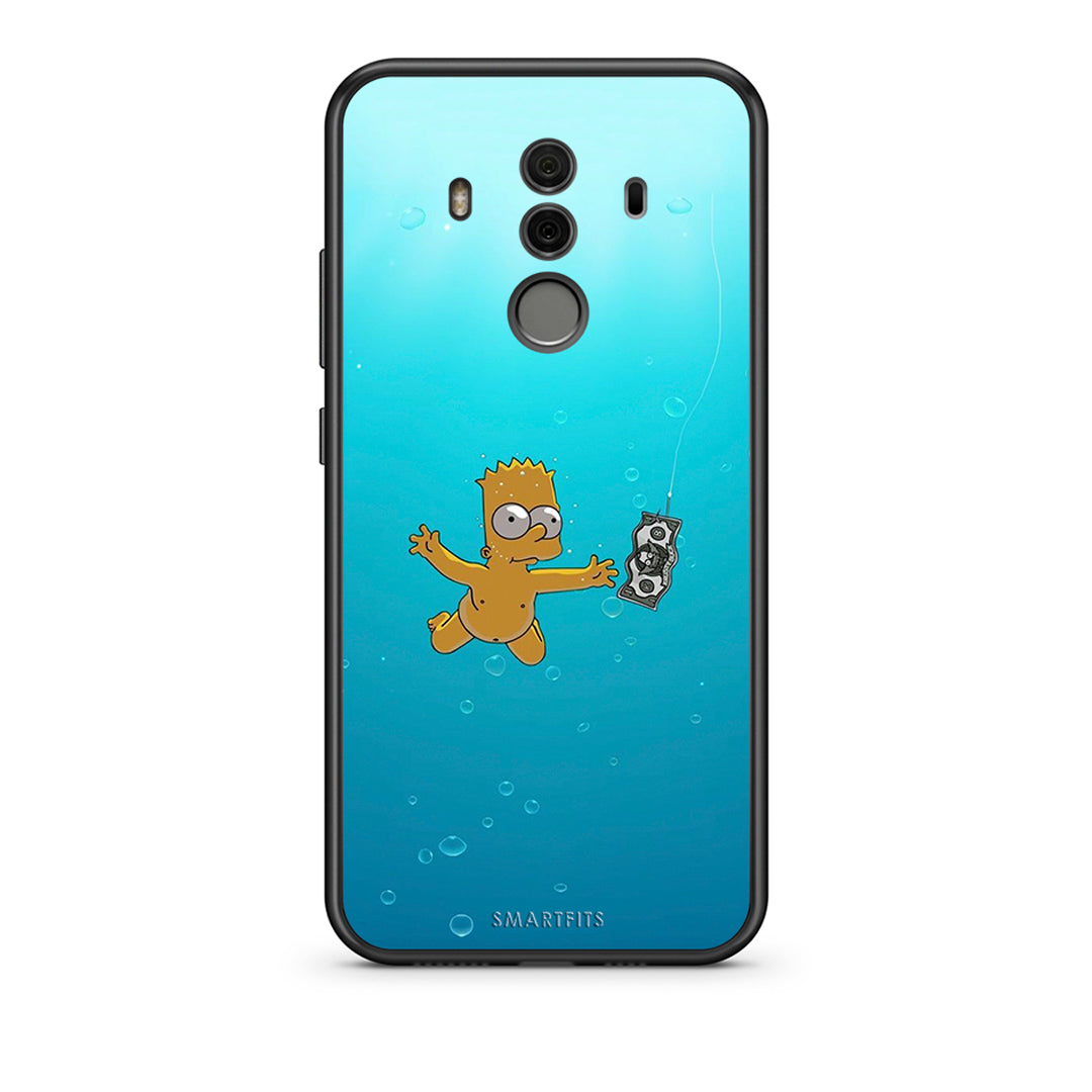 Huawei Mate 10 Pro Chasing Money θήκη από τη Smartfits με σχέδιο στο πίσω μέρος και μαύρο περίβλημα | Smartphone case with colorful back and black bezels by Smartfits