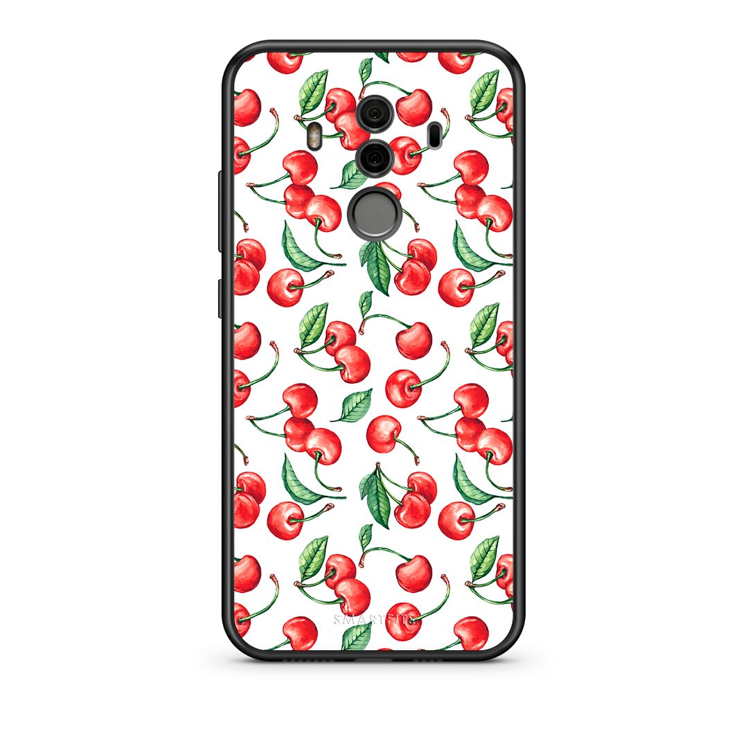Huawei Mate 10 Pro Cherry Summer θήκη από τη Smartfits με σχέδιο στο πίσω μέρος και μαύρο περίβλημα | Smartphone case with colorful back and black bezels by Smartfits