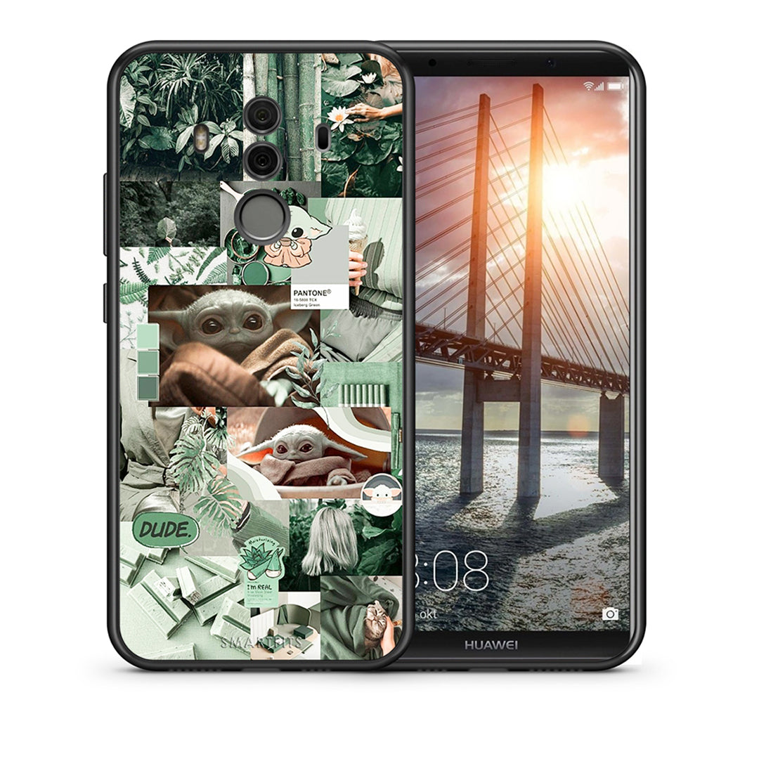 Θήκη Αγίου Βαλεντίνου Huawei Mate 10 Pro Collage Dude από τη Smartfits με σχέδιο στο πίσω μέρος και μαύρο περίβλημα | Huawei Mate 10 Pro Collage Dude case with colorful back and black bezels