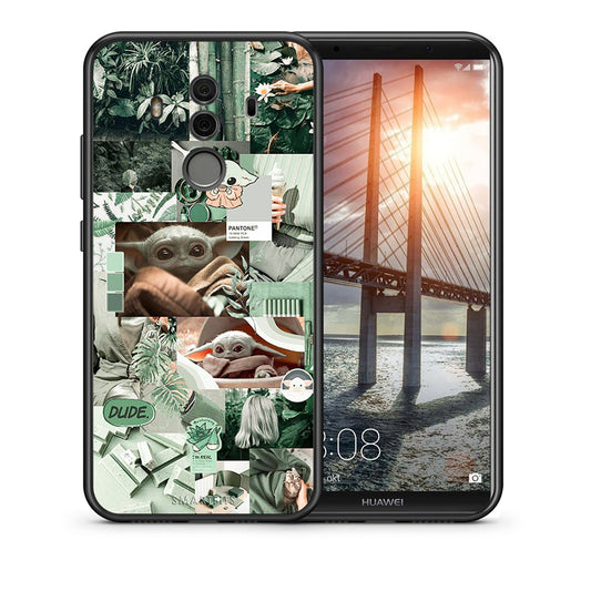 Θήκη Αγίου Βαλεντίνου Huawei Mate 10 Pro Collage Dude από τη Smartfits με σχέδιο στο πίσω μέρος και μαύρο περίβλημα | Huawei Mate 10 Pro Collage Dude case with colorful back and black bezels