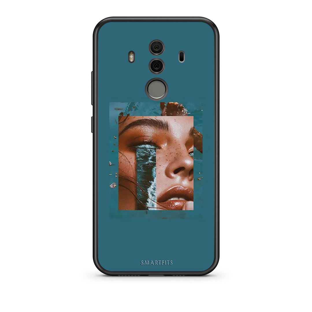 Huawei Mate 10 Pro Cry An Ocean θήκη από τη Smartfits με σχέδιο στο πίσω μέρος και μαύρο περίβλημα | Smartphone case with colorful back and black bezels by Smartfits