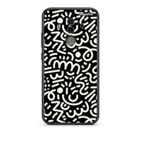 Thumbnail for Huawei Mate 10 Pro Doodle Art Θήκη από τη Smartfits με σχέδιο στο πίσω μέρος και μαύρο περίβλημα | Smartphone case with colorful back and black bezels by Smartfits