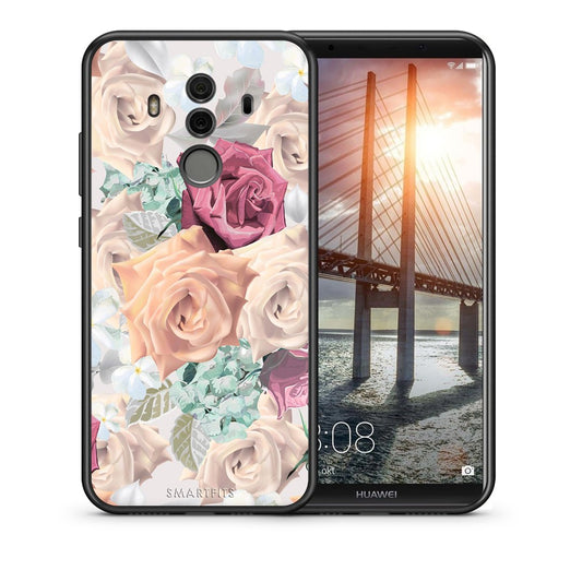 Θήκη Huawei Mate 10 Pro Bouquet Floral από τη Smartfits με σχέδιο στο πίσω μέρος και μαύρο περίβλημα | Huawei Mate 10 Pro Bouquet Floral case with colorful back and black bezels