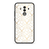 Thumbnail for 111 - Huawei Mate 10 Pro  Luxury White Geometric case, cover, bumper