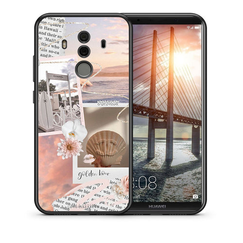 Θήκη Αγίου Βαλεντίνου Huawei Mate 10 Pro Golden Hour από τη Smartfits με σχέδιο στο πίσω μέρος και μαύρο περίβλημα | Huawei Mate 10 Pro Golden Hour case with colorful back and black bezels