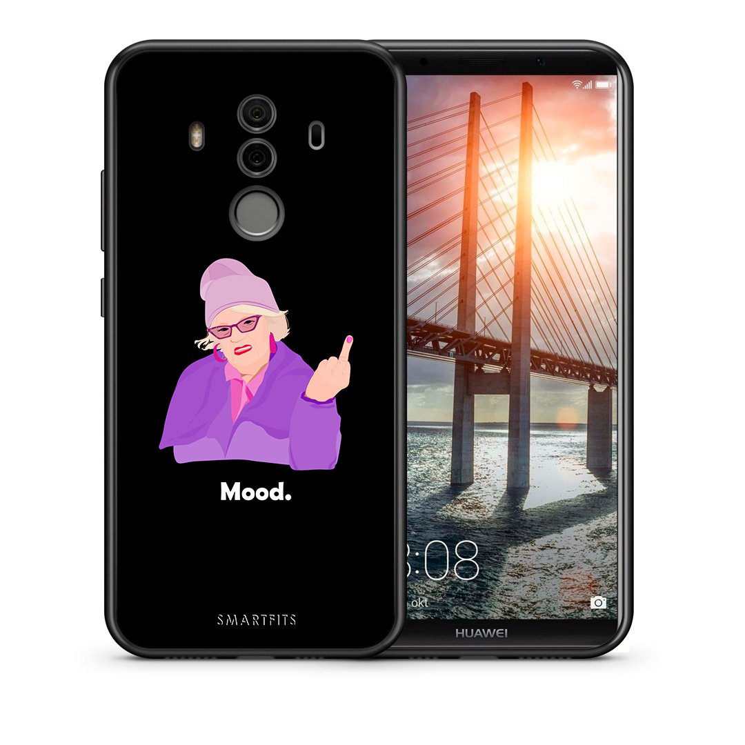 Θήκη Huawei Mate 10 Pro Grandma Mood Black από τη Smartfits με σχέδιο στο πίσω μέρος και μαύρο περίβλημα | Huawei Mate 10 Pro Grandma Mood Black case with colorful back and black bezels