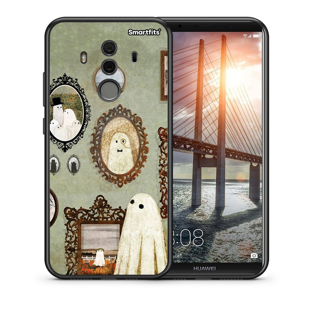 Θήκη Huawei Mate 10 Pro Halloween Ghost Season από τη Smartfits με σχέδιο στο πίσω μέρος και μαύρο περίβλημα | Huawei Mate 10 Pro Halloween Ghost Season case with colorful back and black bezels
