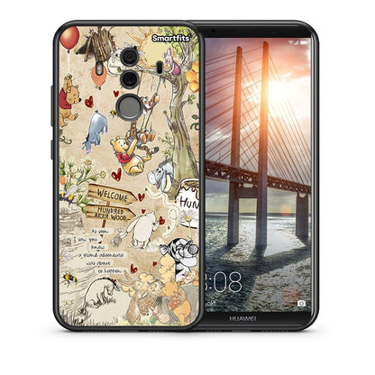 Θήκη Huawei Mate 10 Pro Happy Friends από τη Smartfits με σχέδιο στο πίσω μέρος και μαύρο περίβλημα | Huawei Mate 10 Pro Happy Friends case with colorful back and black bezels