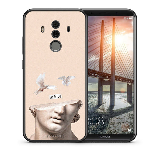 Θήκη Huawei Mate 10 Pro In Love από τη Smartfits με σχέδιο στο πίσω μέρος και μαύρο περίβλημα | Huawei Mate 10 Pro In Love case with colorful back and black bezels