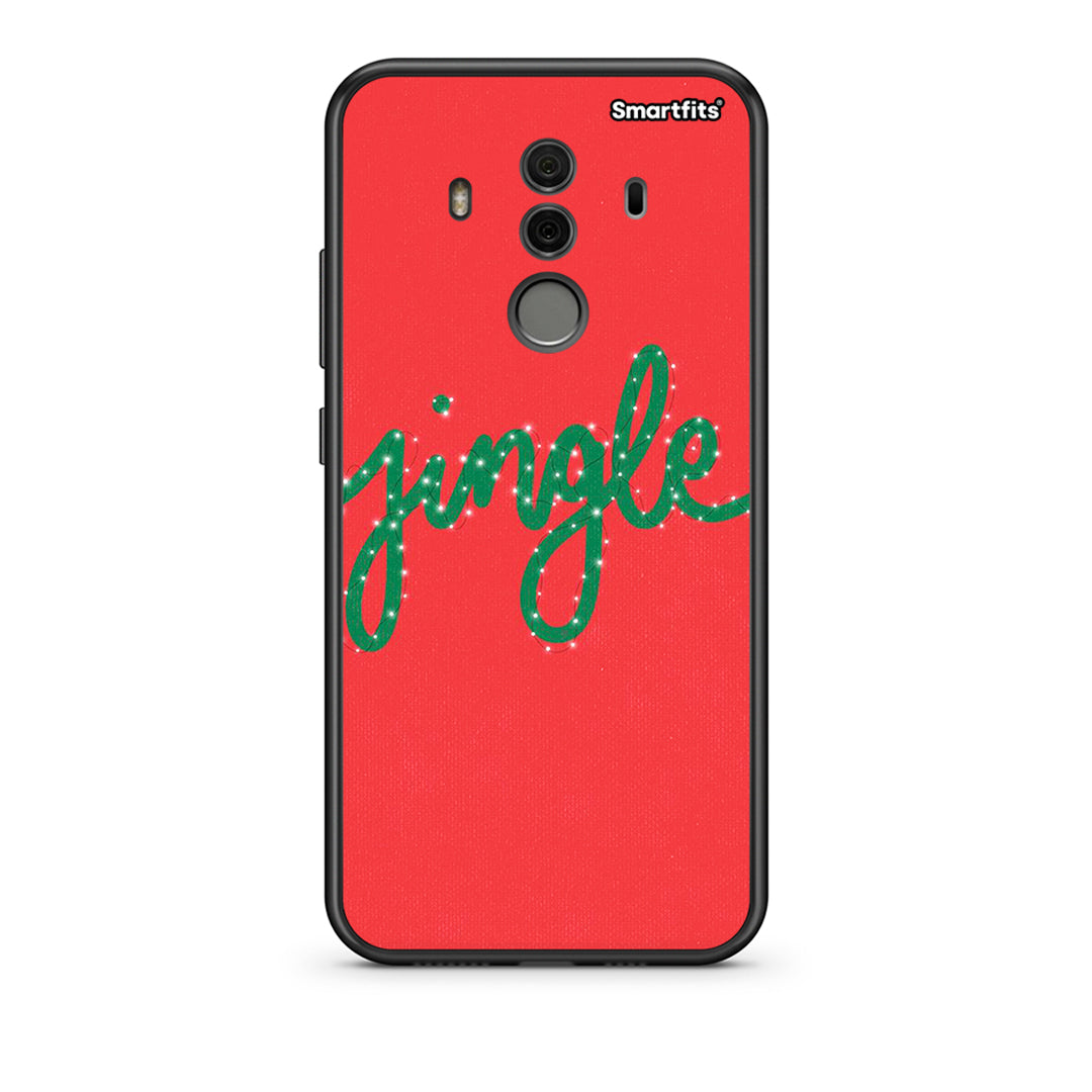 Huawei Mate 10 Pro Jingle Xmas θήκη από τη Smartfits με σχέδιο στο πίσω μέρος και μαύρο περίβλημα | Smartphone case with colorful back and black bezels by Smartfits