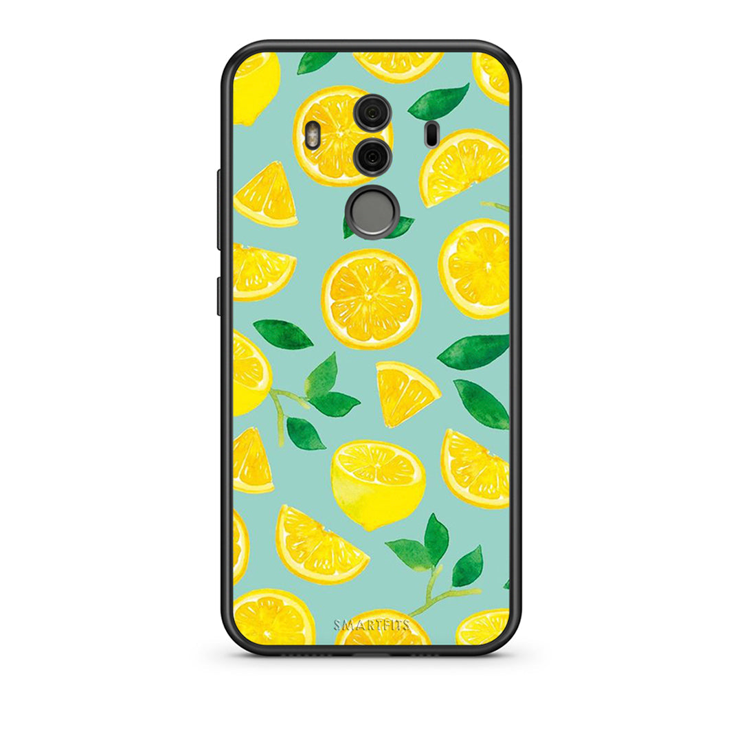 Huawei Mate 10 Pro Lemons θήκη από τη Smartfits με σχέδιο στο πίσω μέρος και μαύρο περίβλημα | Smartphone case with colorful back and black bezels by Smartfits