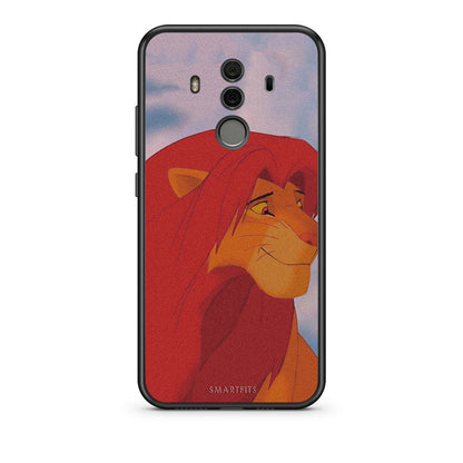 Huawei Mate 10 Pro Lion Love 1 Θήκη Αγίου Βαλεντίνου από τη Smartfits με σχέδιο στο πίσω μέρος και μαύρο περίβλημα | Smartphone case with colorful back and black bezels by Smartfits