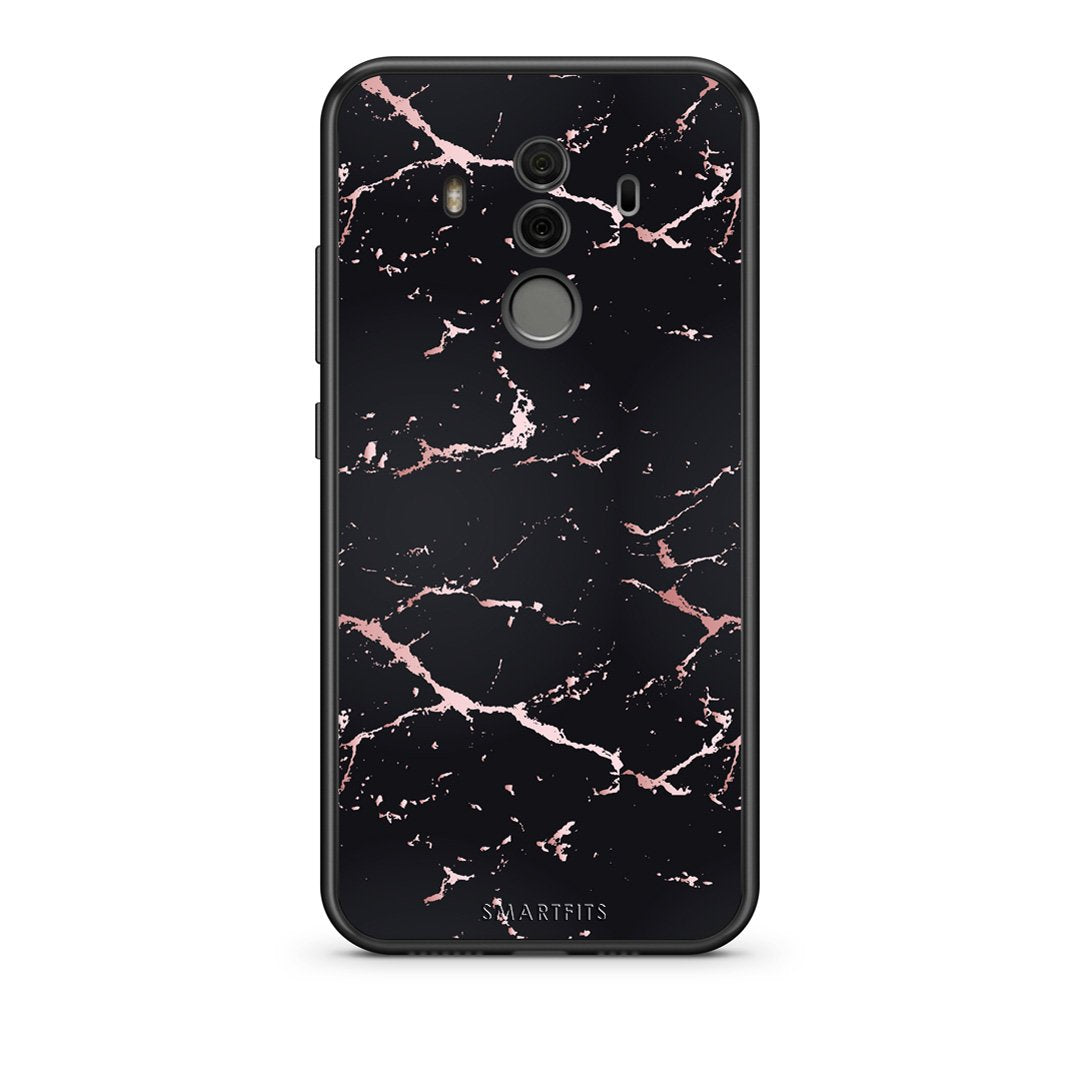 4 - Huawei Mate 10 Pro  Black Rosegold Marble case, cover, bumper