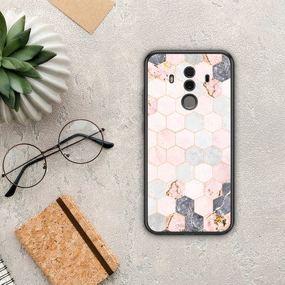 Marble Hexagon Pink - Huawei Mate 10 Pro θήκη