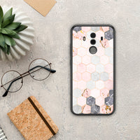 Thumbnail for Marble Hexagon Pink - Huawei Mate 10 Pro θήκη