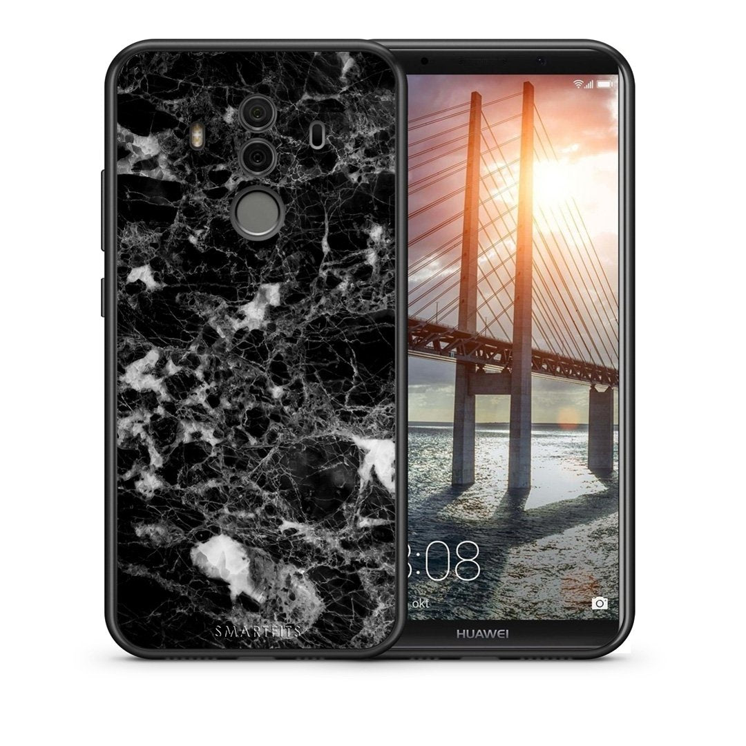 Θήκη Huawei Mate 10 Pro Male Marble από τη Smartfits με σχέδιο στο πίσω μέρος και μαύρο περίβλημα | Huawei Mate 10 Pro Male Marble case with colorful back and black bezels
