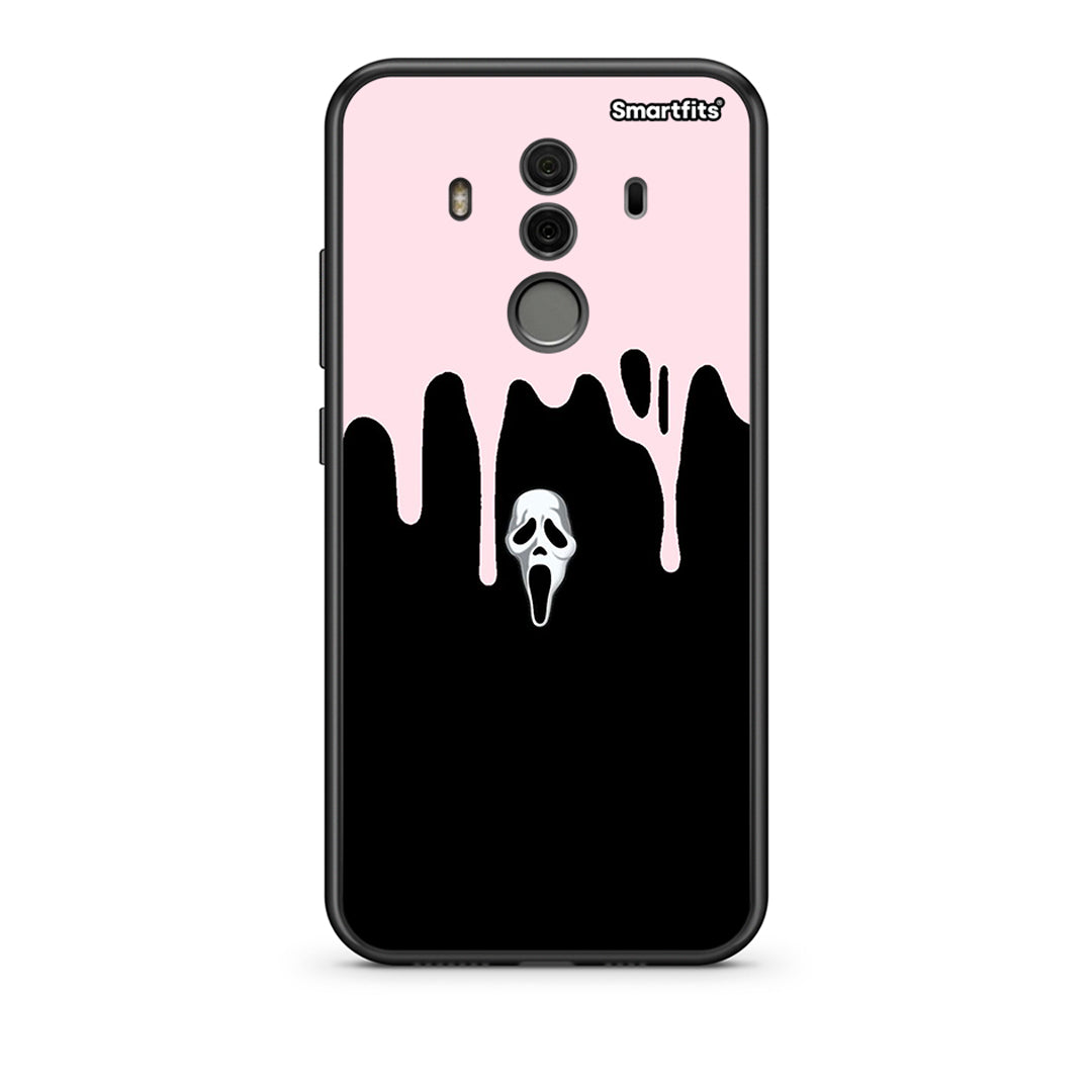 Huawei Mate 10 Pro Melting Halloween Mask Θήκη από τη Smartfits με σχέδιο στο πίσω μέρος και μαύρο περίβλημα | Smartphone case with colorful back and black bezels by Smartfits