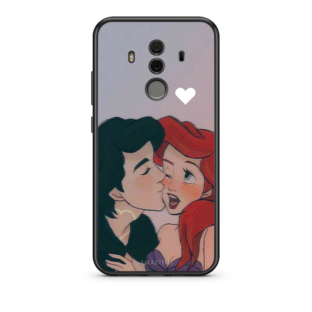 Huawei Mate 10 Pro Mermaid Love Θήκη Αγίου Βαλεντίνου από τη Smartfits με σχέδιο στο πίσω μέρος και μαύρο περίβλημα | Smartphone case with colorful back and black bezels by Smartfits