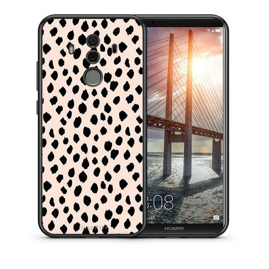 Θήκη Huawei Mate 10 Pro New Polka Dots από τη Smartfits με σχέδιο στο πίσω μέρος και μαύρο περίβλημα | Huawei Mate 10 Pro New Polka Dots case with colorful back and black bezels