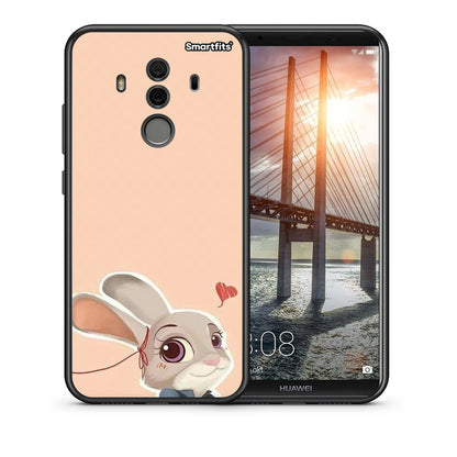 Θήκη Huawei Mate 10 Pro Nick Wilde And Judy Hopps Love 2 από τη Smartfits με σχέδιο στο πίσω μέρος και μαύρο περίβλημα | Huawei Mate 10 Pro Nick Wilde And Judy Hopps Love 2 case with colorful back and black bezels