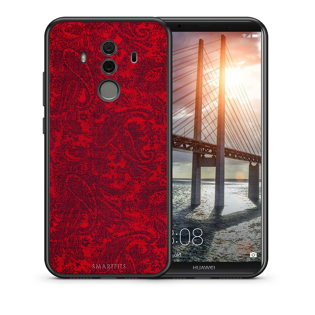 Θήκη Huawei Mate 10 Pro Paisley Cashmere από τη Smartfits με σχέδιο στο πίσω μέρος και μαύρο περίβλημα | Huawei Mate 10 Pro Paisley Cashmere case with colorful back and black bezels