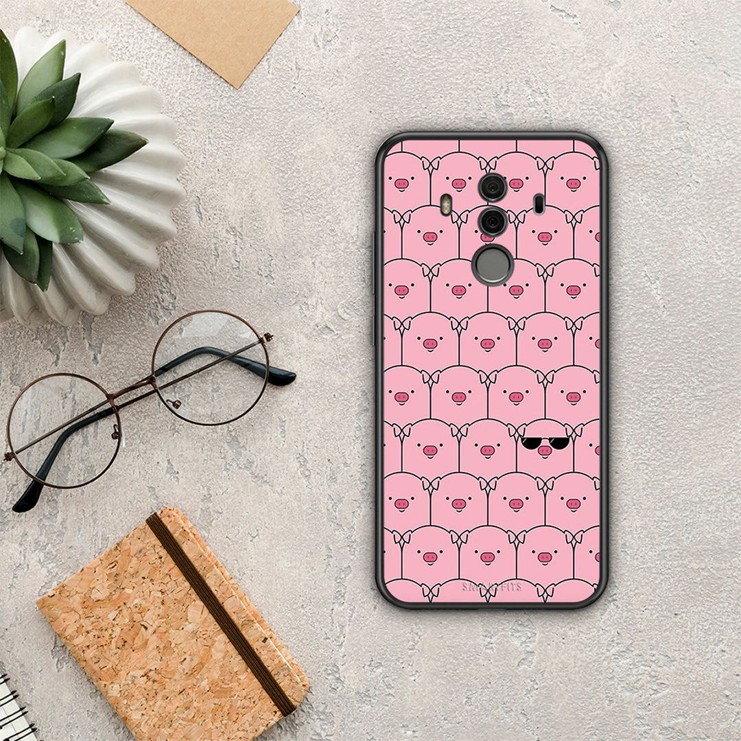Pig Glasses - Huawei Mate 10 Pro θήκη