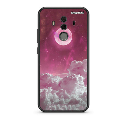Huawei Mate 10 Pro Pink Moon Θήκη από τη Smartfits με σχέδιο στο πίσω μέρος και μαύρο περίβλημα | Smartphone case with colorful back and black bezels by Smartfits
