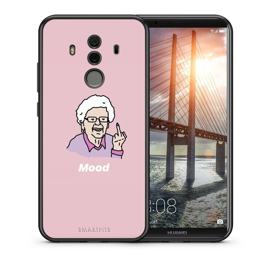 Θήκη Huawei Mate 10 Pro Mood PopArt από τη Smartfits με σχέδιο στο πίσω μέρος και μαύρο περίβλημα | Huawei Mate 10 Pro Mood PopArt case with colorful back and black bezels