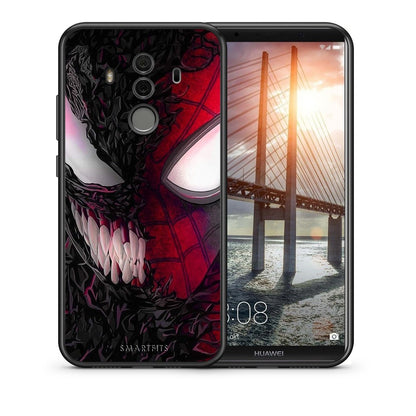 Θήκη Huawei Mate 10 Pro SpiderVenom PopArt από τη Smartfits με σχέδιο στο πίσω μέρος και μαύρο περίβλημα | Huawei Mate 10 Pro SpiderVenom PopArt case with colorful back and black bezels