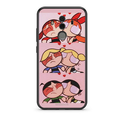 Huawei Mate 10 Pro Puff Love Θήκη Αγίου Βαλεντίνου από τη Smartfits με σχέδιο στο πίσω μέρος και μαύρο περίβλημα | Smartphone case with colorful back and black bezels by Smartfits