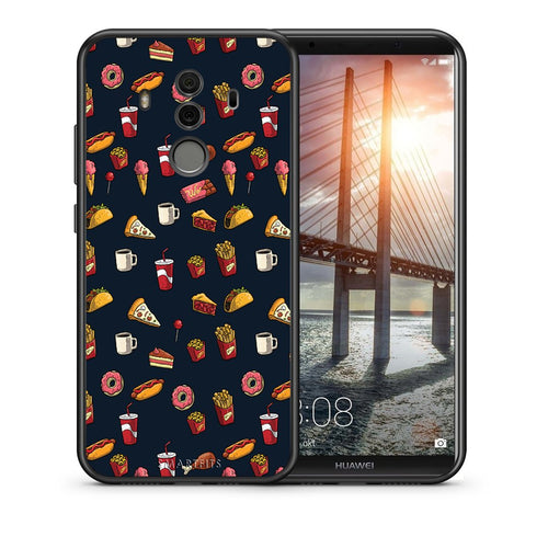 Θήκη Huawei Mate 10 Pro Hungry Random από τη Smartfits με σχέδιο στο πίσω μέρος και μαύρο περίβλημα | Huawei Mate 10 Pro Hungry Random case with colorful back and black bezels