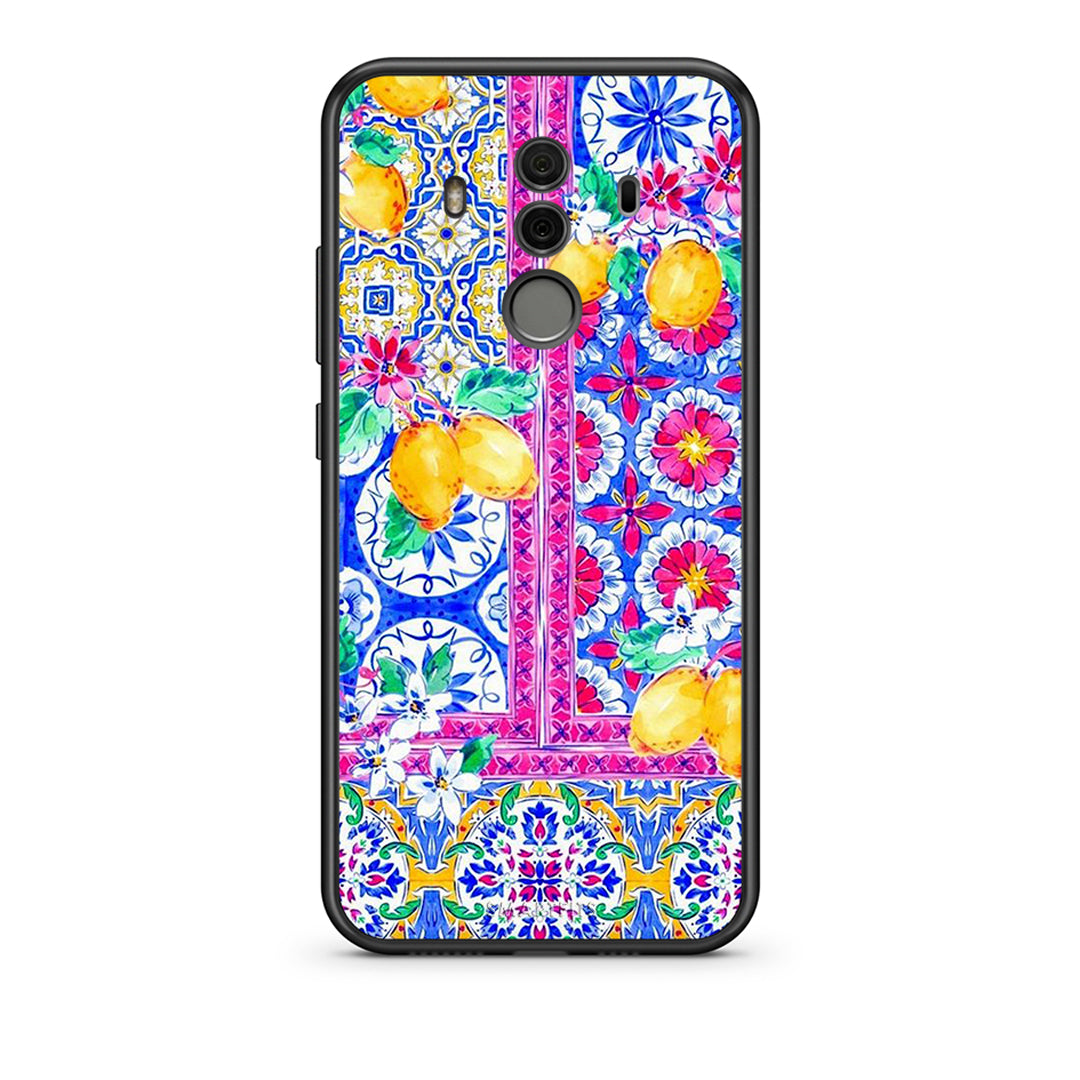Huawei Mate 10 Pro Retro Spring θήκη από τη Smartfits με σχέδιο στο πίσω μέρος και μαύρο περίβλημα | Smartphone case with colorful back and black bezels by Smartfits