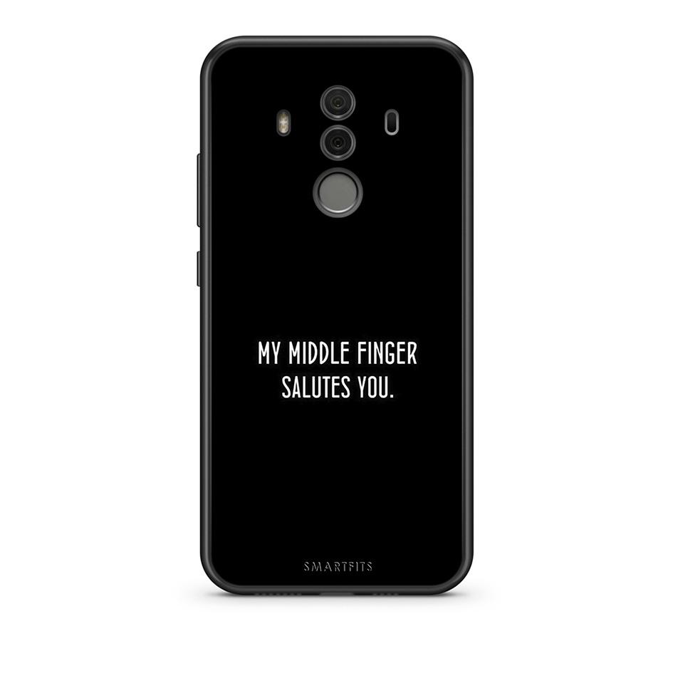Huawei Mate 10 Pro Salute θήκη από τη Smartfits με σχέδιο στο πίσω μέρος και μαύρο περίβλημα | Smartphone case with colorful back and black bezels by Smartfits