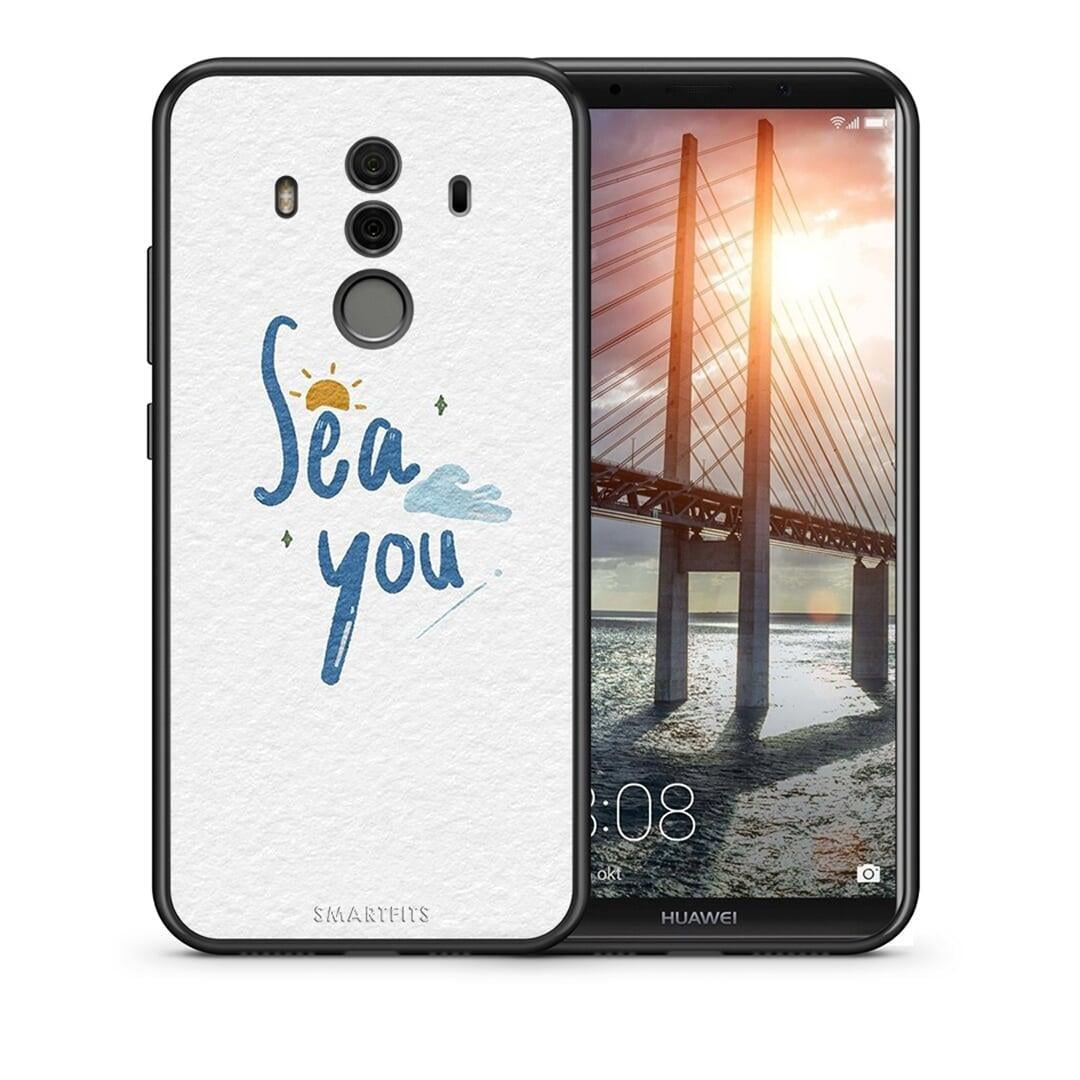 Θήκη Huawei Mate 10 Pro Sea You από τη Smartfits με σχέδιο στο πίσω μέρος και μαύρο περίβλημα | Huawei Mate 10 Pro Sea You case with colorful back and black bezels