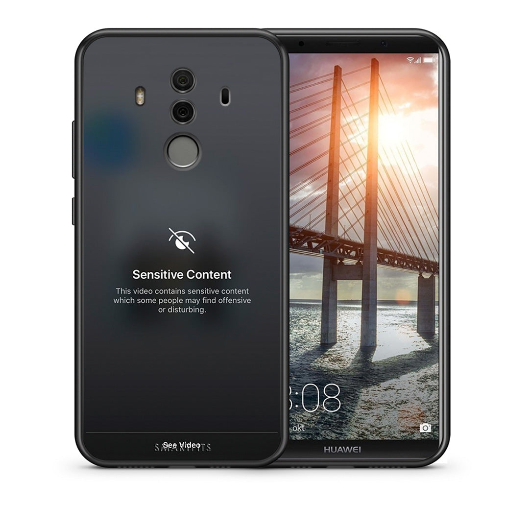 Θήκη Huawei Mate 10 Pro Sensitive Content από τη Smartfits με σχέδιο στο πίσω μέρος και μαύρο περίβλημα | Huawei Mate 10 Pro Sensitive Content case with colorful back and black bezels