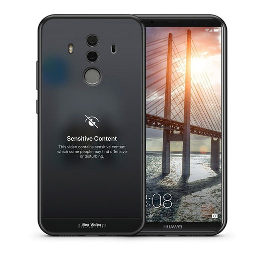 Θήκη Huawei Mate 10 Pro Sensitive Content από τη Smartfits με σχέδιο στο πίσω μέρος και μαύρο περίβλημα | Huawei Mate 10 Pro Sensitive Content case with colorful back and black bezels